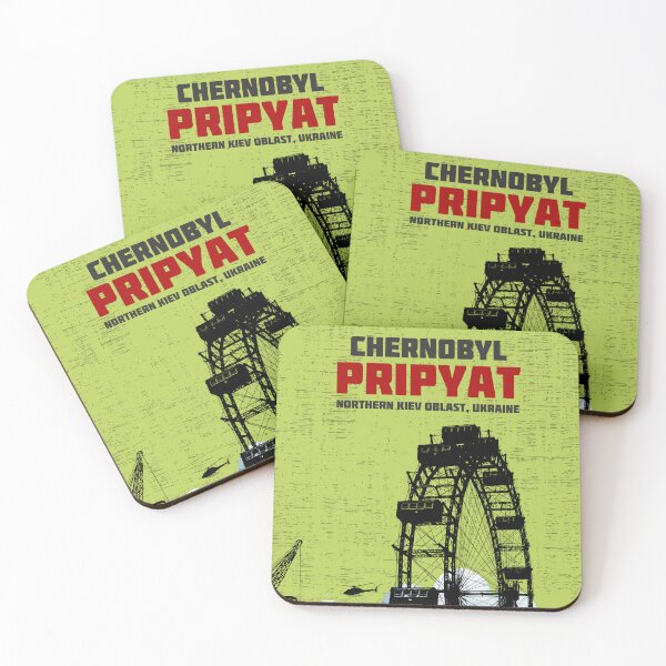 Aperçu de l'œuvre Tchernobyl, Pripyat, Ukraine - Style d'affiche de voyage moderne du milieu du siècle créée et vendue par GhostlyWorld.