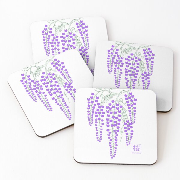 Item preview, Wisteria Flowers Made Of Cats designed and sold by SakuraHaven.