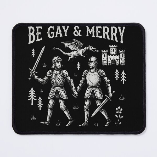Item preview, Be Gay & Merry - Queer Medieval Knights LGBTQ+ Pride Fantasy Art designed and sold by AdyKurniawan.