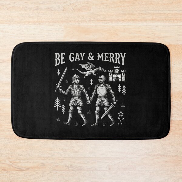 Item preview, Be Gay & Merry - Queer Medieval Knights LGBTQ+ Pride Fantasy Art designed and sold by AdyKurniawan.