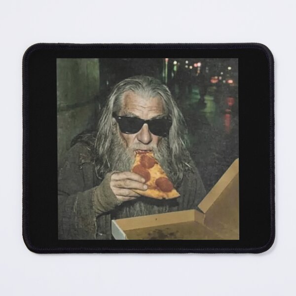Item preview, Gandalf Wizard Pizza Funny Hobbit Meme designed and sold by VincentGoodLove.