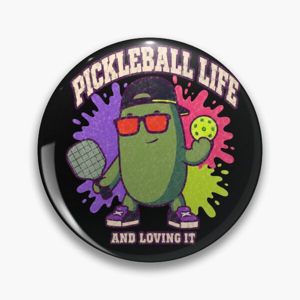 Item preview, Pickleball Life Cucumber Character Sports Humor Tee designed and sold by bosamji.