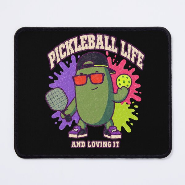 Item preview, Pickleball Life Cucumber Character Sports Humor Tee designed and sold by bosamji.