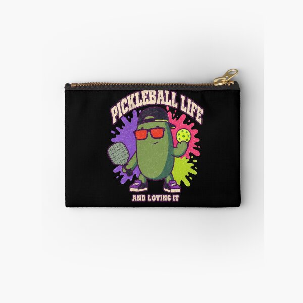 Item preview, Pickleball Life Cucumber Character Sports Humor Tee designed and sold by bosamji.