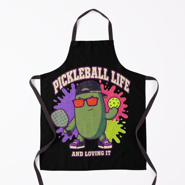 Item preview, Pickleball Life Cucumber Character Sports Humor Tee designed and sold by bosamji.