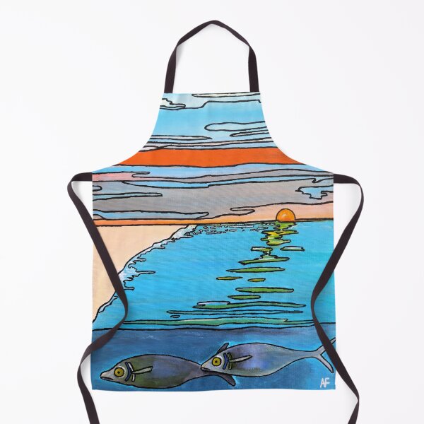 Item preview, 8-Bit Ocean Sunrise designed and sold by Alfred Fox Art.