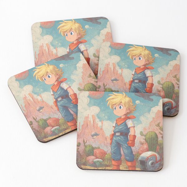 Item preview, Chibi Sky‑Harrier Hero | Cute Retro Arcade Flyer designed and sold by MyChibiArts.