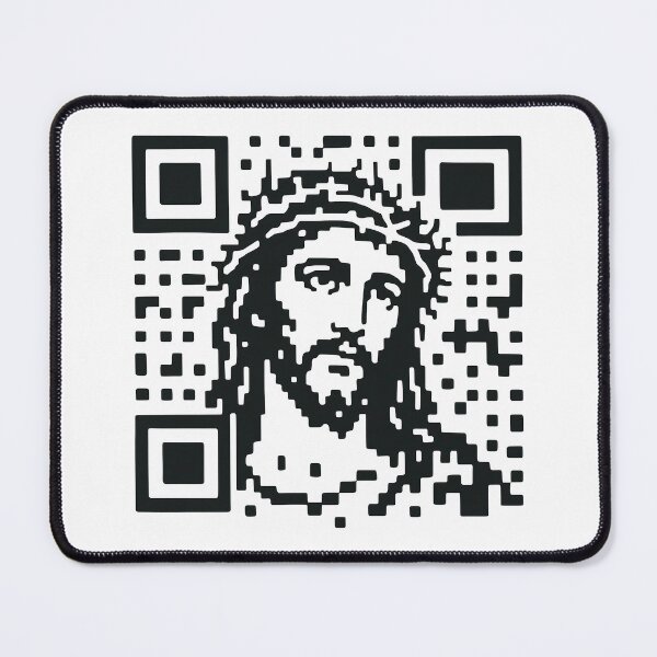 Item preview, Jesus QR Code designed and sold by SlayPOPShop.