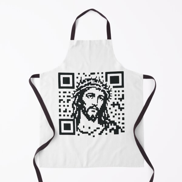 Artikelvorschau, Jesus QR-Code entworfen und verkauft von SlayPOPShop.