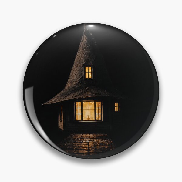 Item preview, Cozy Wizard Tower Witch Cottage Dark Fantasy Graphic Art designed and sold by IXM_CREATION.