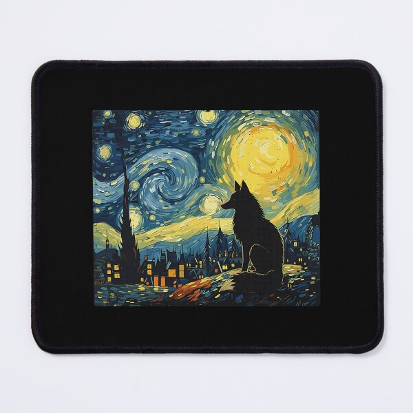 Item preview, Fox Starry Night Van Gogh Art Lover Men Women designed and sold by Littermin.