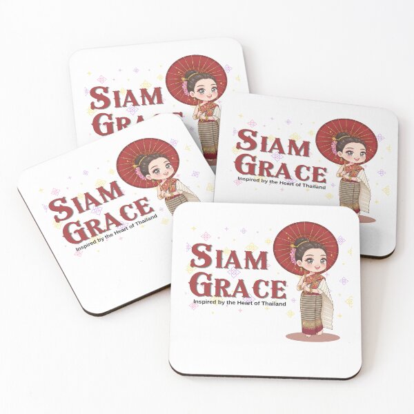 Item preview, Siam Grace Cute Thai Girl Traditional Culture Chibi Art designed and sold by Beeform.