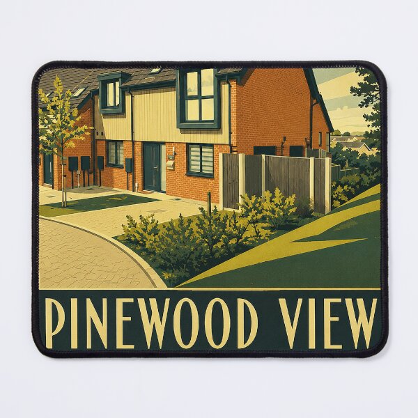 Artikelvorschau, Pinewood View entworfen und verkauft von The Deco Bureau.