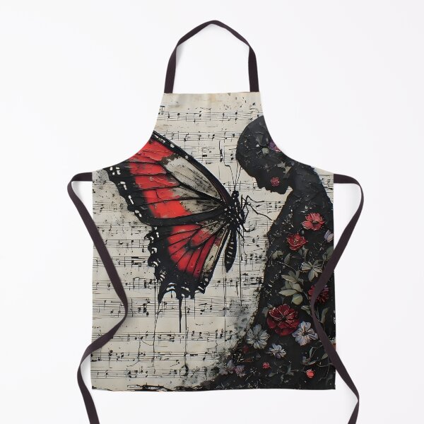Item preview, Human Figure With Crimson Butterfly designed and sold by UrbanTempleArt.