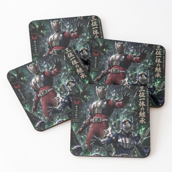 Item preview, Kamen Rider Ryuki Ryuki Knight Ouja Mirror World Warriors | Dark Rider Anime Poster designed and sold by Dyan4.