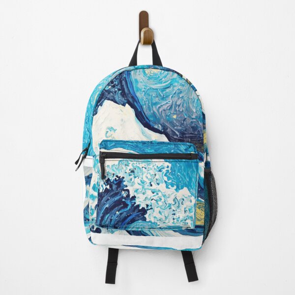 Item preview, The Great Wave of Kanagawa Van Gogh Style designed and sold by NeededTees.