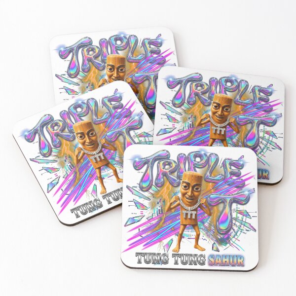 Item preview, Triple T Y2K Glitchcore Superstar - Tung Tung Tung Sahur Brainrot Edition designed and sold by Kitkin.