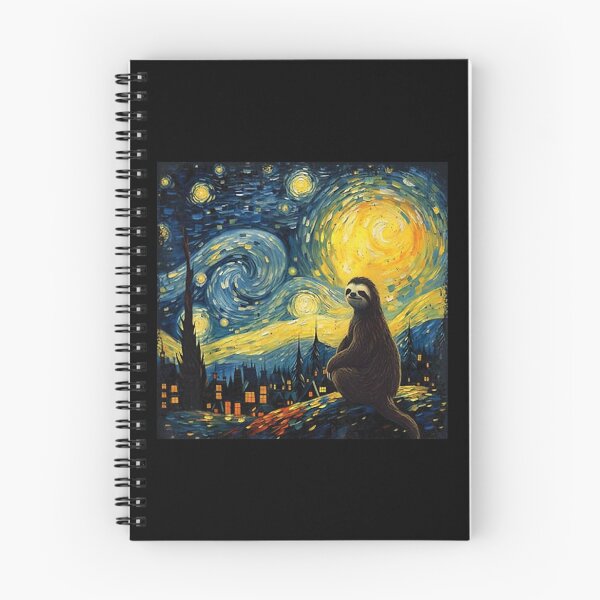 Item preview, Sloth Starry Night Van Gogh Art Lover Men Women designed and sold by Littermin.