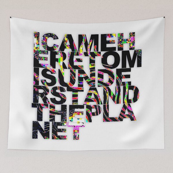 Item preview, I CAME HERE TO MISUNDERSTAND THE PLANET designed and sold by WORDPAUSE.