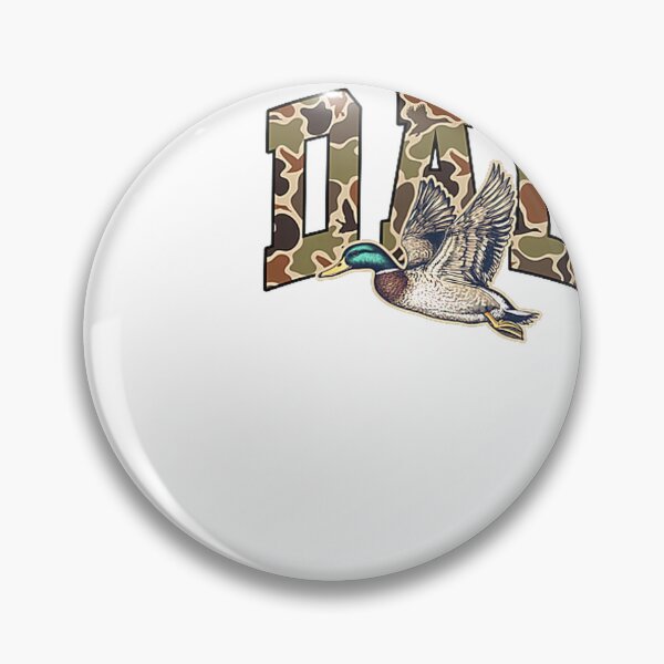 Item preview, (2 Sided) Camo Dad Mallard Duck Camouflage Hunting Dad T-Shirt designed and sold by ‘Nothing Scares Me’ Store.