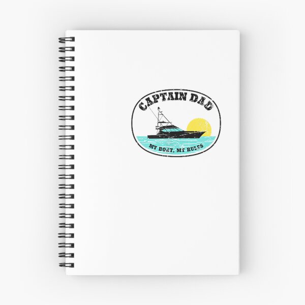 Item preview, (2 Sided Print) Captain Dad My Boat My Rules Yacht Boating T-Shirt designed and sold by JJLetterDesigns.