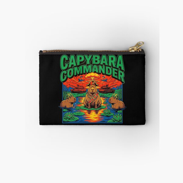Item preview, Capybara Commander Funny Capybara Warrior designed and sold by Kitkin.