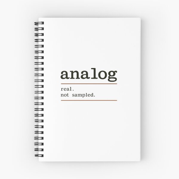 Item preview, analog – real. not sampled. | minimalist retro typography aesthetic designed and sold by P’s stuff.