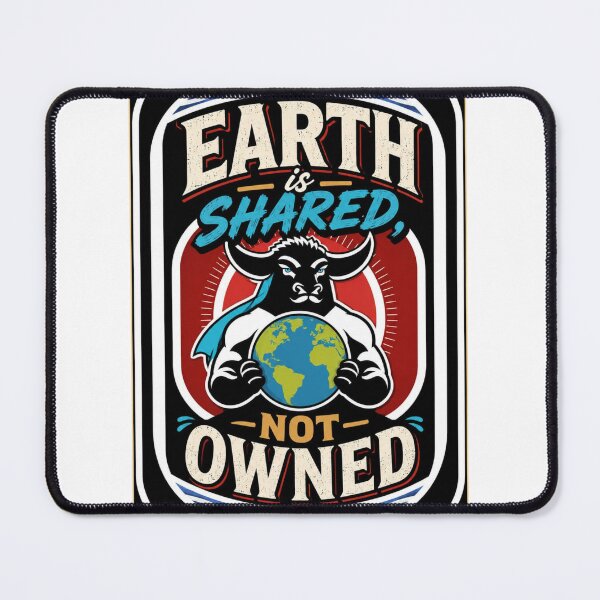Item preview, Earth is shared not owned designed and sold by oxymoronwhey2go.