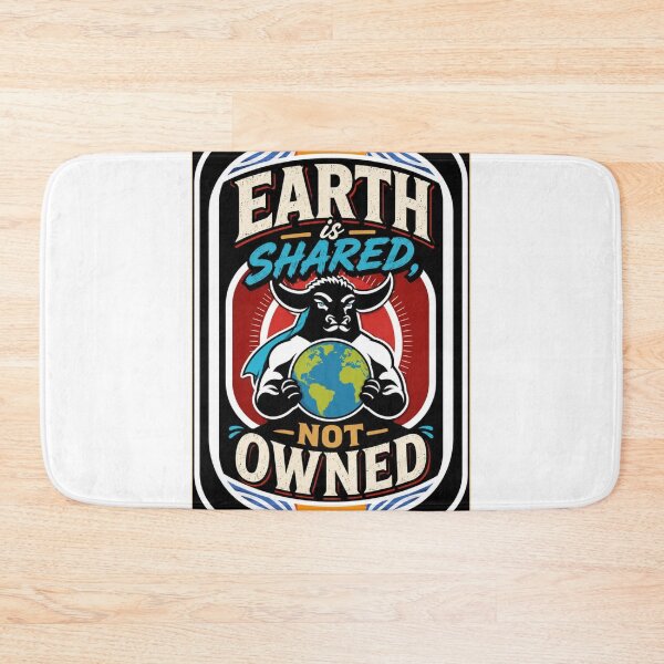 Item preview, Earth is shared not owned designed and sold by oxymoronwhey2go.