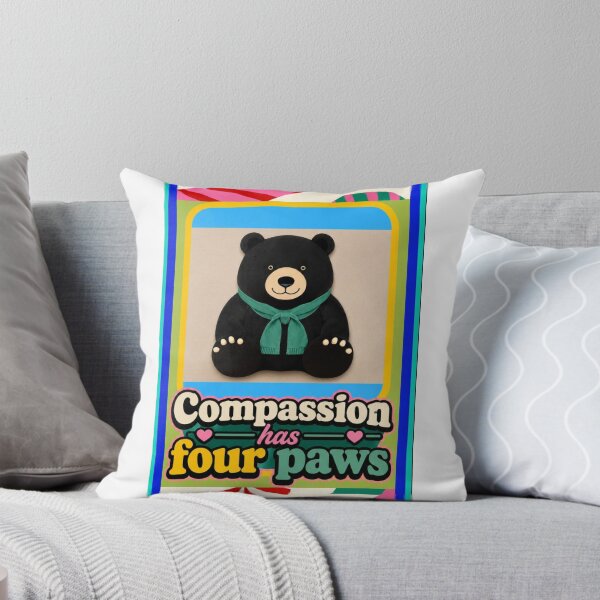 Item preview, Compassion has 4 paws designed and sold by oxymoronwhey2go.