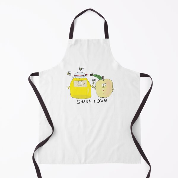 Item preview, Cute Shana Tova Apple and Honey Jar Jewish New Year designed and sold by MyxaART.