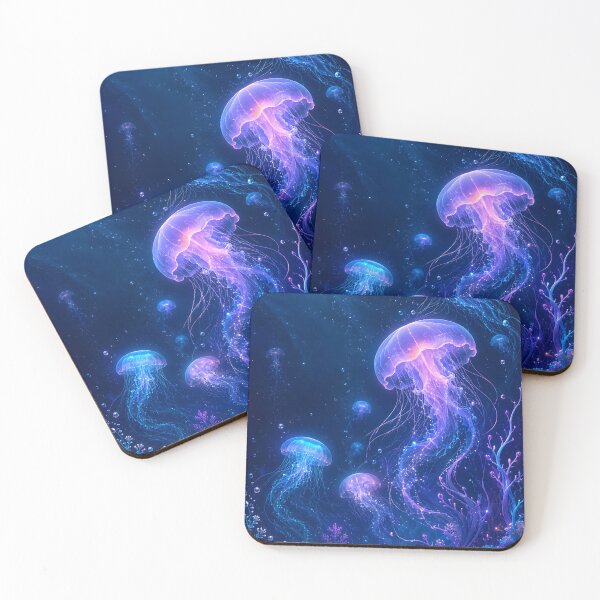 Item preview, Glowing Jellyfish Underwater Fantasy designed and sold by SRY DESIGN.