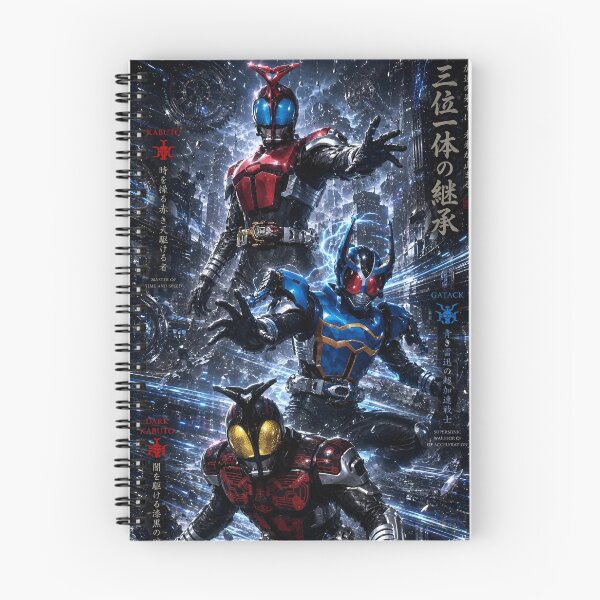 Artikelvorschau, Kamen Rider Kabuto Kabuto Gatack Dark Kabuto Trio | Clock Up Rider Anime-Poster entworfen und verkauft von Dyan4.