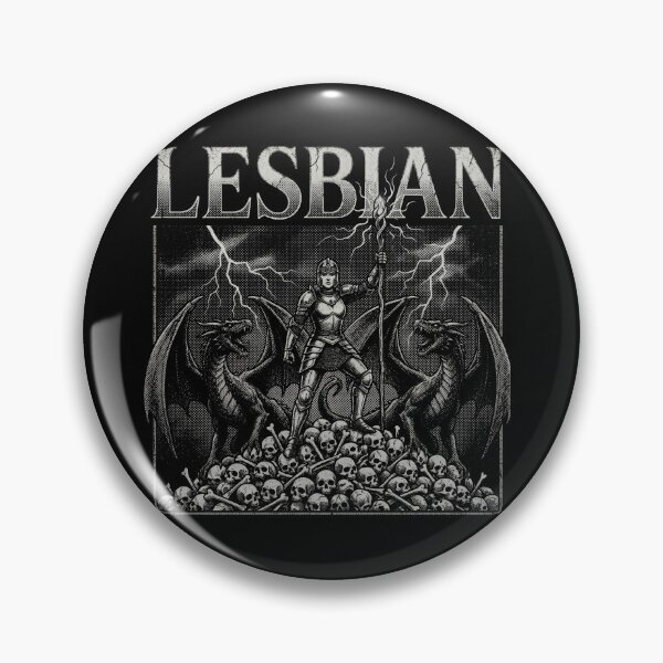 Item preview, Heavy Metal Lesbian Warrior - Sapphic Gothic Dragon Fantasy Art designed and sold by AdyKurniawan.