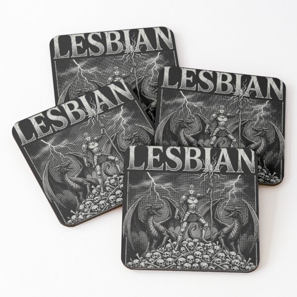 Item preview, Heavy Metal Lesbian Warrior - Sapphic Gothic Dragon Fantasy Art designed and sold by AdyKurniawan.
