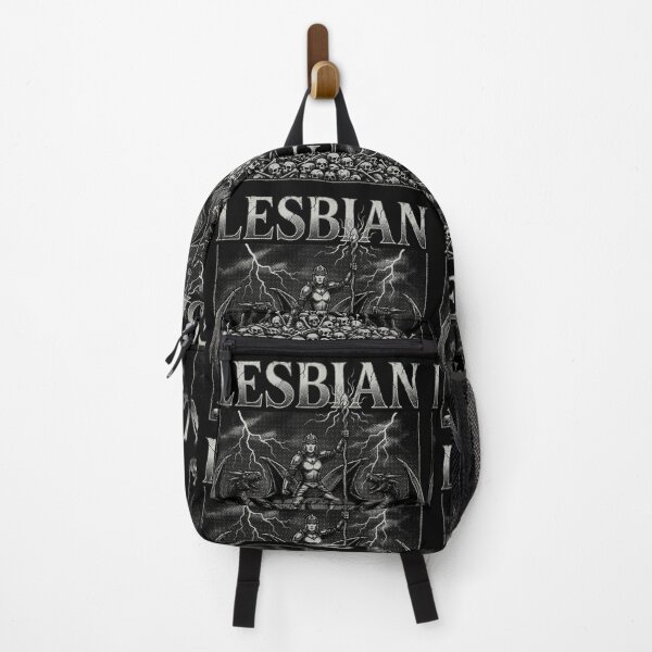 Item preview, Heavy Metal Lesbian Warrior - Sapphic Gothic Dragon Fantasy Art designed and sold by AdyKurniawan.