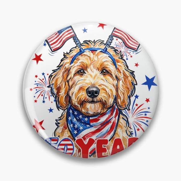 Item preview, 4th of July Goldendoodle Meme 250 Years 1776-2026 Dog Lovers Tank Top designed and sold by Cobra_Shop.