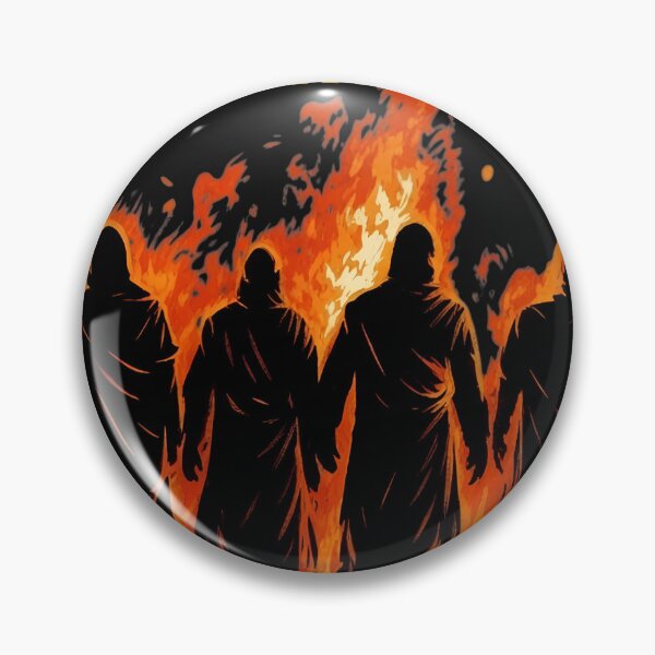 Item preview, Faith Figures In Fire Text Graphic designed and sold by Echomyriad.