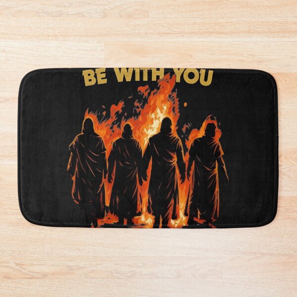 Item preview, Faith Figures In Fire Text Graphic designed and sold by Echomyriad.