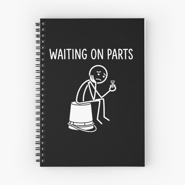 Item preview, Waiting On Parts - Funny Car Mechanic Auto Repair Garage Meme designed and sold by AdyKurniawan.