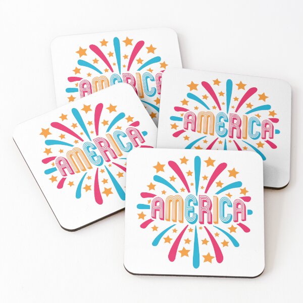 Item preview, America Fireworks Design - 4th of July  designed and sold by GlitterArtySVG.