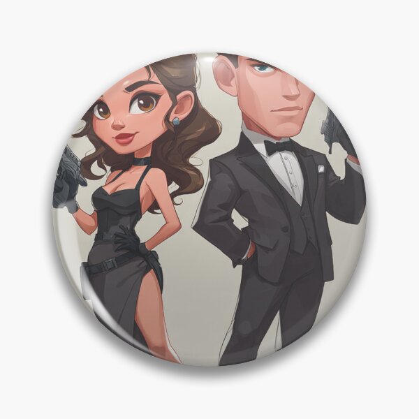 Item preview, Chibi Secret Agent | Cute Suave Spy Character designed and sold by MyChibiArts.