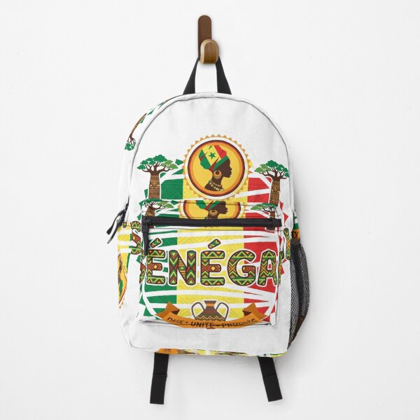 Item preview, Senegal Flag Cultural Art - Baobab & Traditional Patterns designed and sold by studiohadiya.