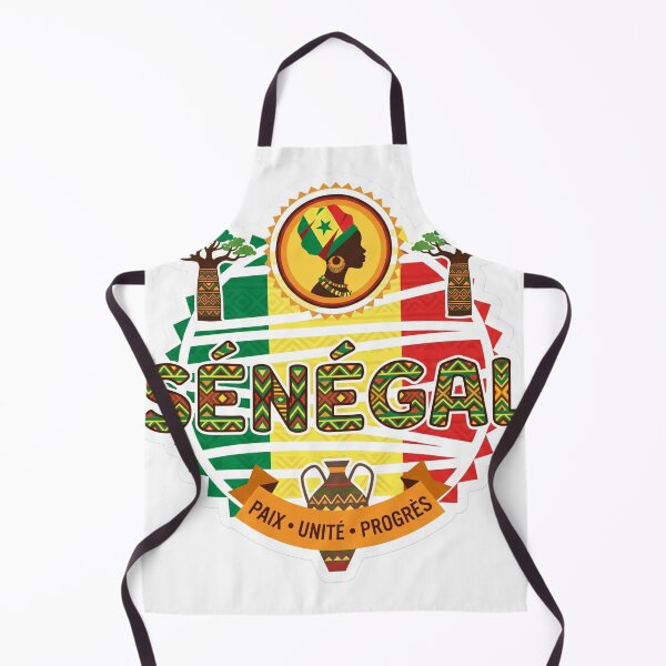 Item preview, Senegal Flag Cultural Art - Baobab & Traditional Patterns designed and sold by studiohadiya.