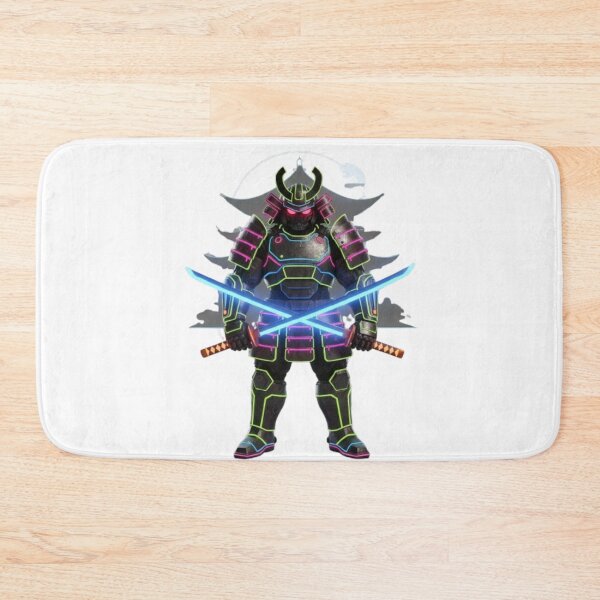 Item preview, Cyberpunk Samurai Warrior – Neon Katana Future Tee designed and sold by PixelStyle Studio.