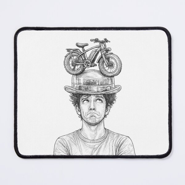 Item preview, Funny Fat Tire E-Bike Obsession T-Shirt Design | Bicycle Lover Humor Artwork designed and sold by Hookesmode.