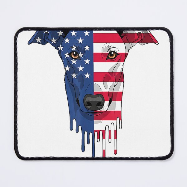 Item preview, 4th of July Greyhound Dog American Flag Patriotic T-Shirt designed and sold by rawr00.
