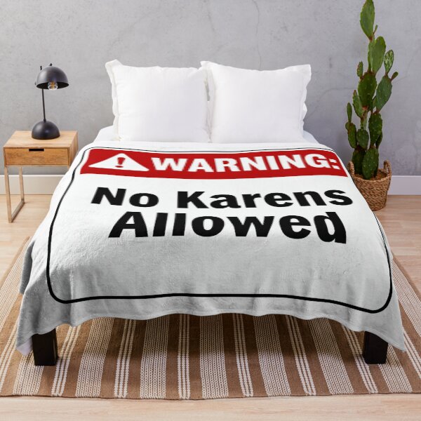 Item preview, Warning: No Karens Allowed designed and sold by Beluga Cat.