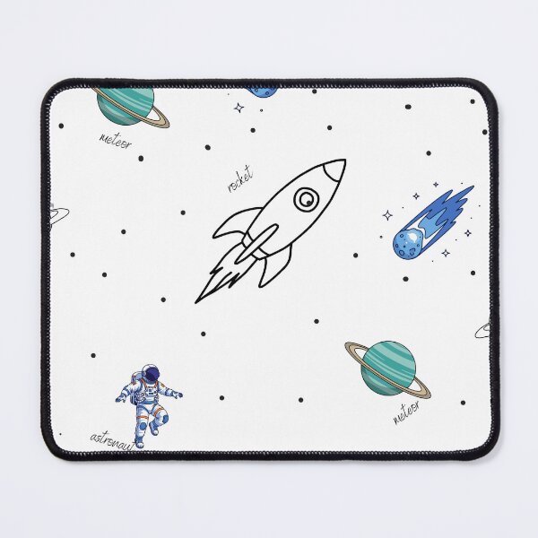 Item preview, Retro Astronaut Outer Space Graphic Pattern designed and sold by ESLAB.