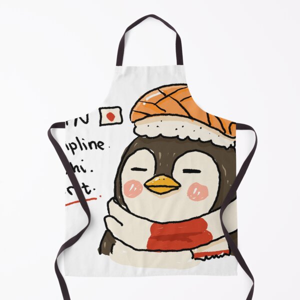 Item preview, Awkward Animal Hat Club - Sushi Discipline Penguin designed and sold by chupichapa.